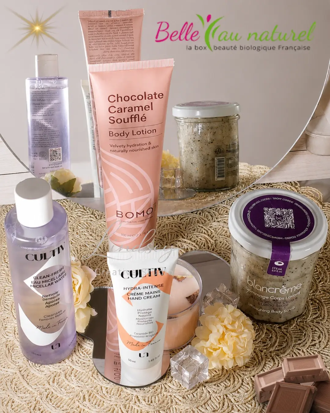 UGC beauté — mise en situation produit box Belle au naturel